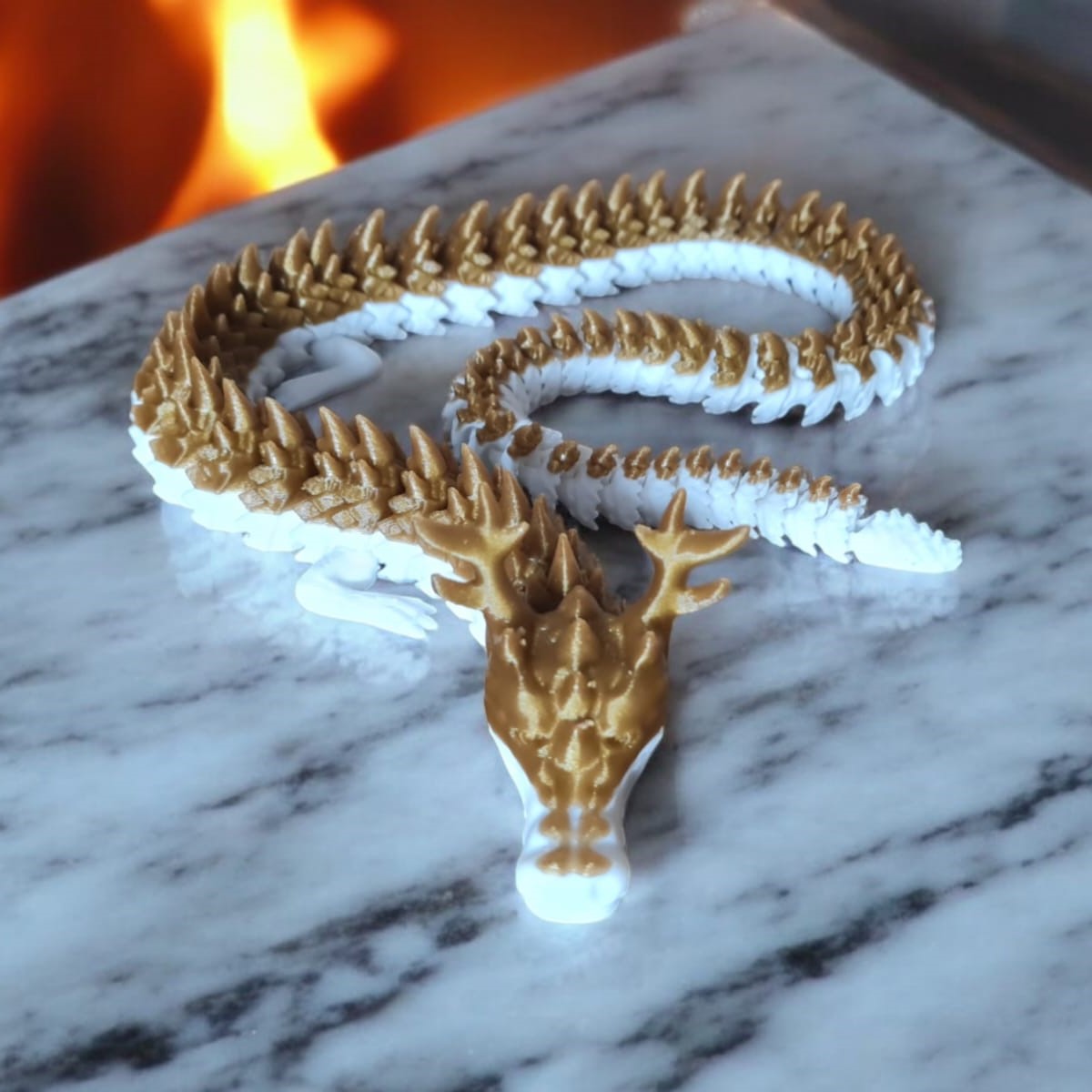 Articulated Christmas Dragon